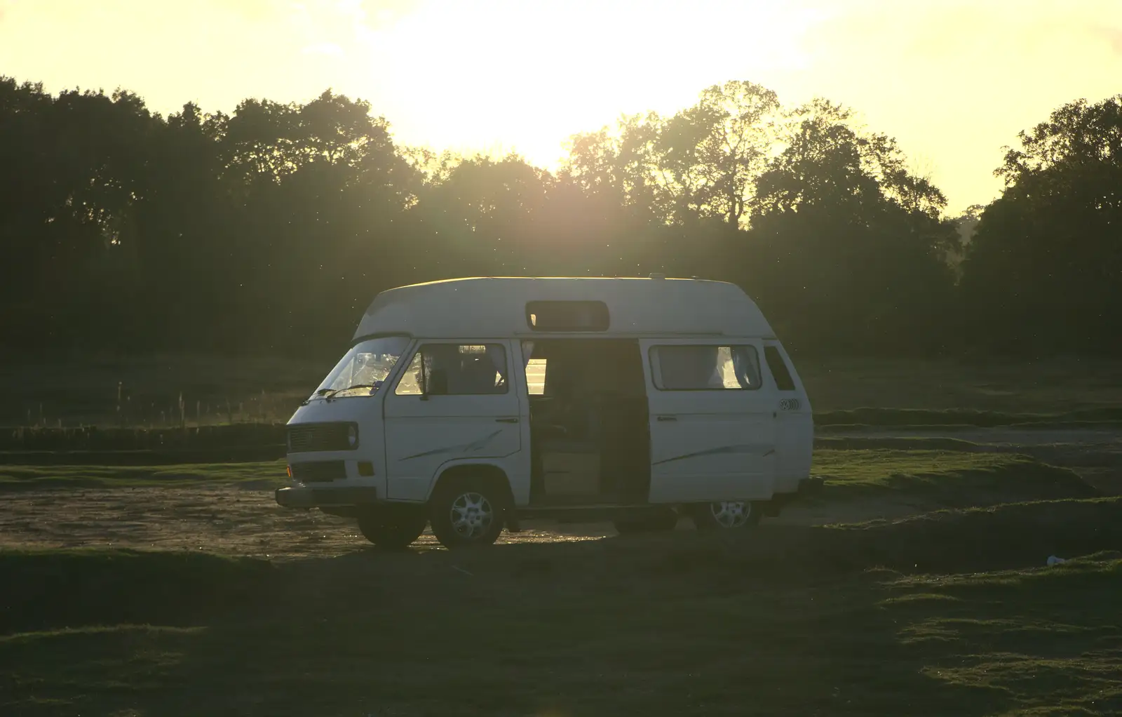 The van, from A Halloween Party at the Village Hall, Brome, Suffolk - 31st October 2014