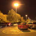 Sodium lights of the short-stay car park, A Saturday in Town, Diss, Norfolk - 8th November 2014