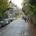 Lambseth Street in Eye is closed off, A Remembrance Sunday Parade, Eye, Suffolk - 9th November 2014