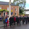 The service at the war memorial, A Remembrance Sunday Parade, Eye, Suffolk - 9th November 2014