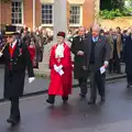 The new Mayor of Eye, A Remembrance Sunday Parade, Eye, Suffolk - 9th November 2014