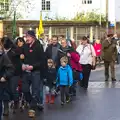 Fred in the crowd, A Remembrance Sunday Parade, Eye, Suffolk - 9th November 2014