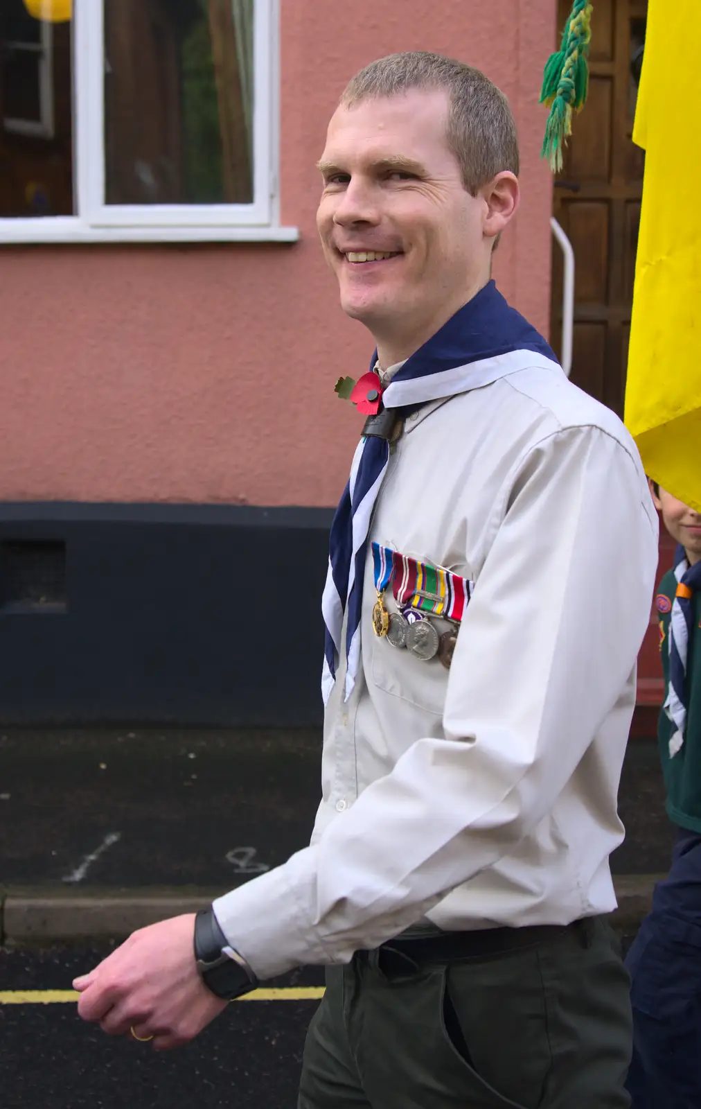 Andy P, from A Remembrance Sunday Parade, Eye, Suffolk - 9th November 2014