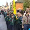 A load of scouts, A Remembrance Sunday Parade, Eye, Suffolk - 9th November 2014