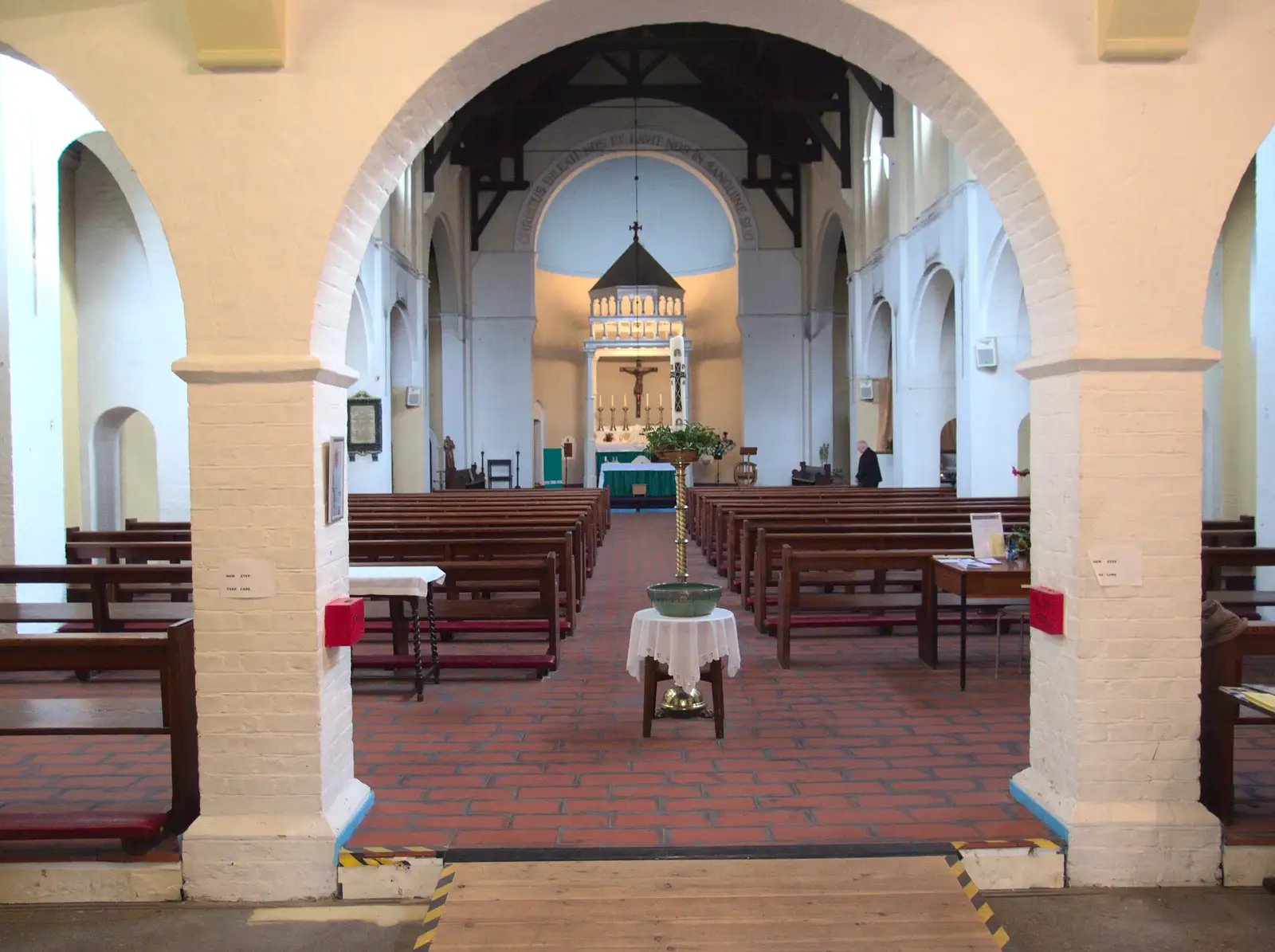 The Church of the Most Precious Blood, from A Melting House Made of Wax, Southwark, London - 12th November 2014