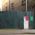 A barb-wired gate on O'Meara Street, A Melting House Made of Wax, Southwark, London - 12th November 2014