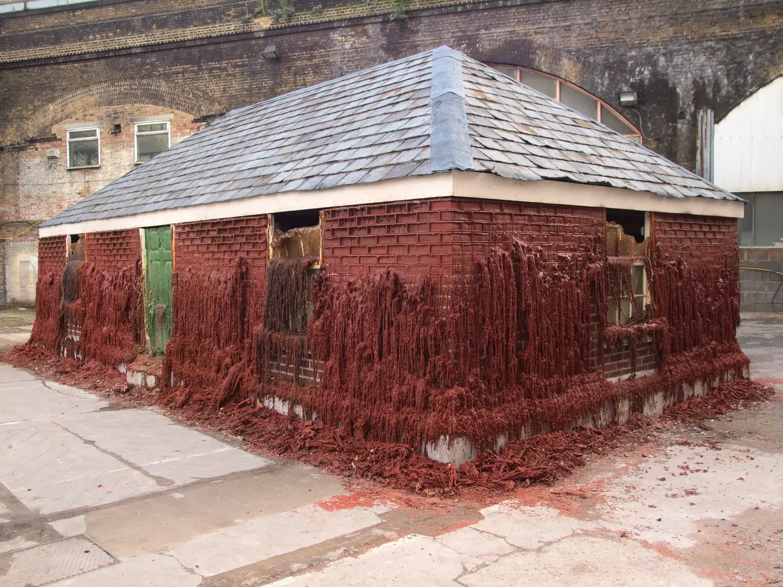 The melting house of wax, from A Melting House Made of Wax, Southwark, London - 12th November 2014