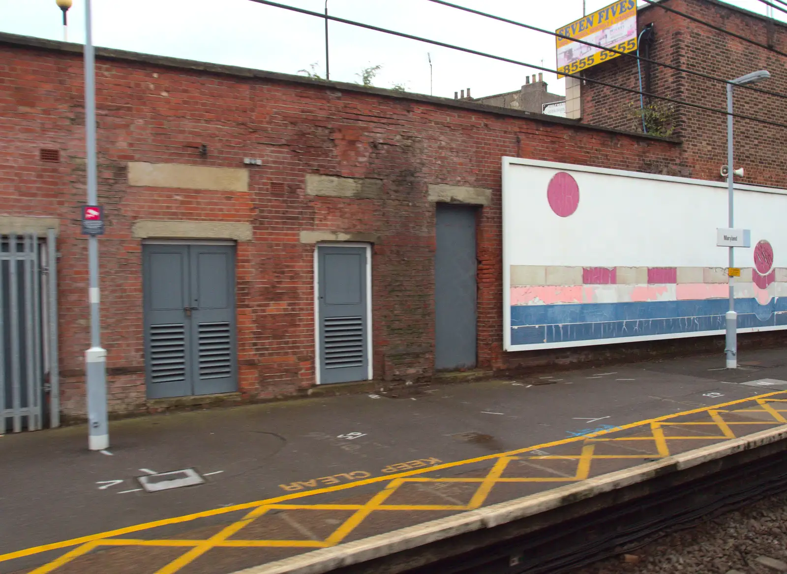 Maryland - the gloomiest station, from A Melting House Made of Wax, Southwark, London - 12th November 2014