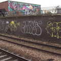 More graffiti, near the Brick Lane bridge, A Melting House Made of Wax, Southwark, London - 12th November 2014