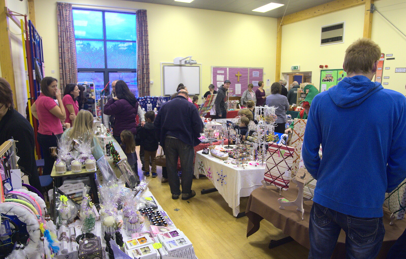 Craft fair in Gislingham school from November Singing, Gislingham Primary School, Suffolk - 17th November 2014