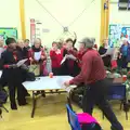 The choir master is very energetic, November Singing, Gislingham Primary School, Suffolk - 17th November 2014