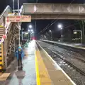 Fred on Platform 1, The Lorry-Eating Pavement of Diss, Norfolk - 3rd December