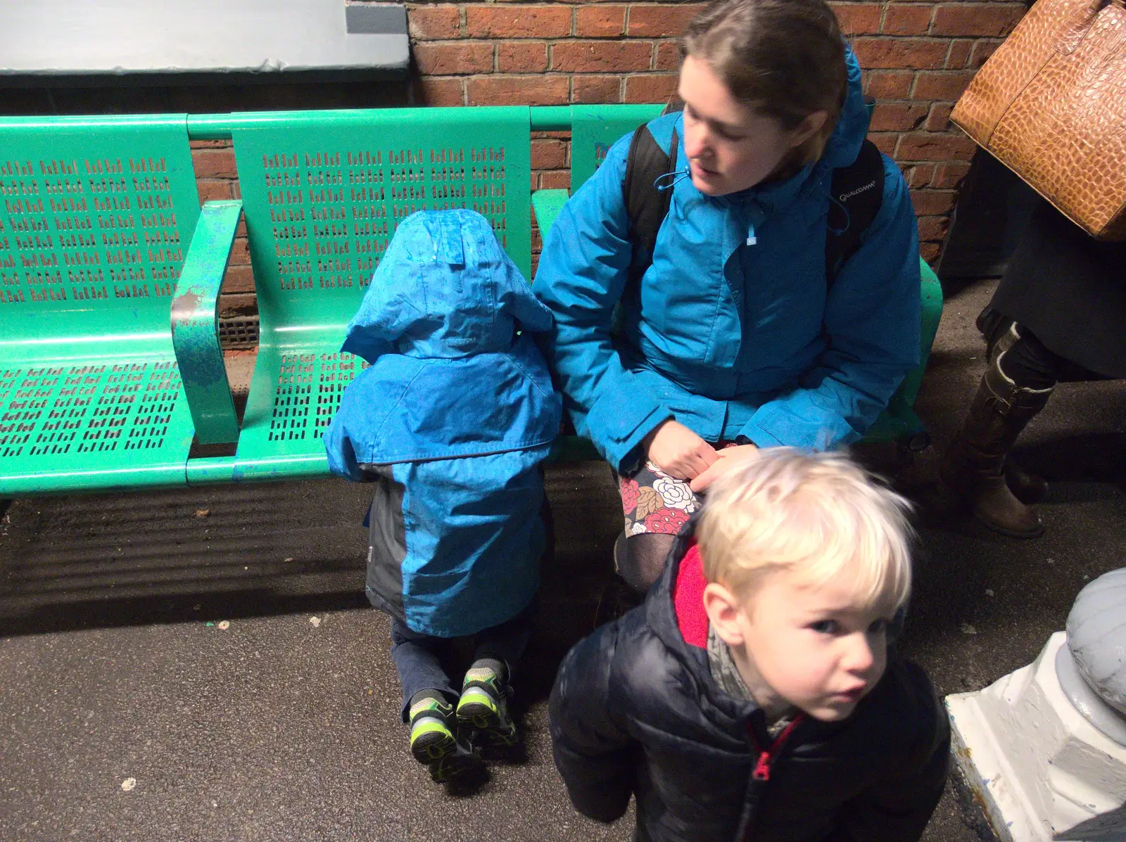 Fred, Isobel and Harry, from The Lorry-Eating Pavement of Diss, Norfolk - 3rd December