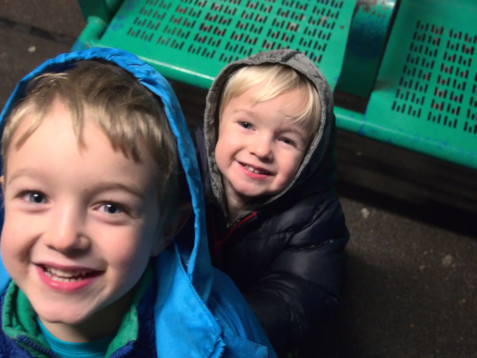 Fred and Gabes, from The Lorry-Eating Pavement of Diss, Norfolk - 3rd December