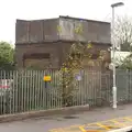 An old water tower at Chelmsford, The Lorry-Eating Pavement of Diss, Norfolk - 3rd December