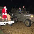 Santa, Rick Wakeman and Ian Lavender, Rick Wakeman, Ian Lavender and the Christmas lights, The Oaksmere, Suffolk - 4th December 2014