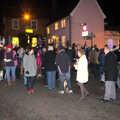 Crowds on Lambseth Street, The Eye Lights and a Thorpe Abbots Birthday, Suffolk and Norfolk - 6th December 2014