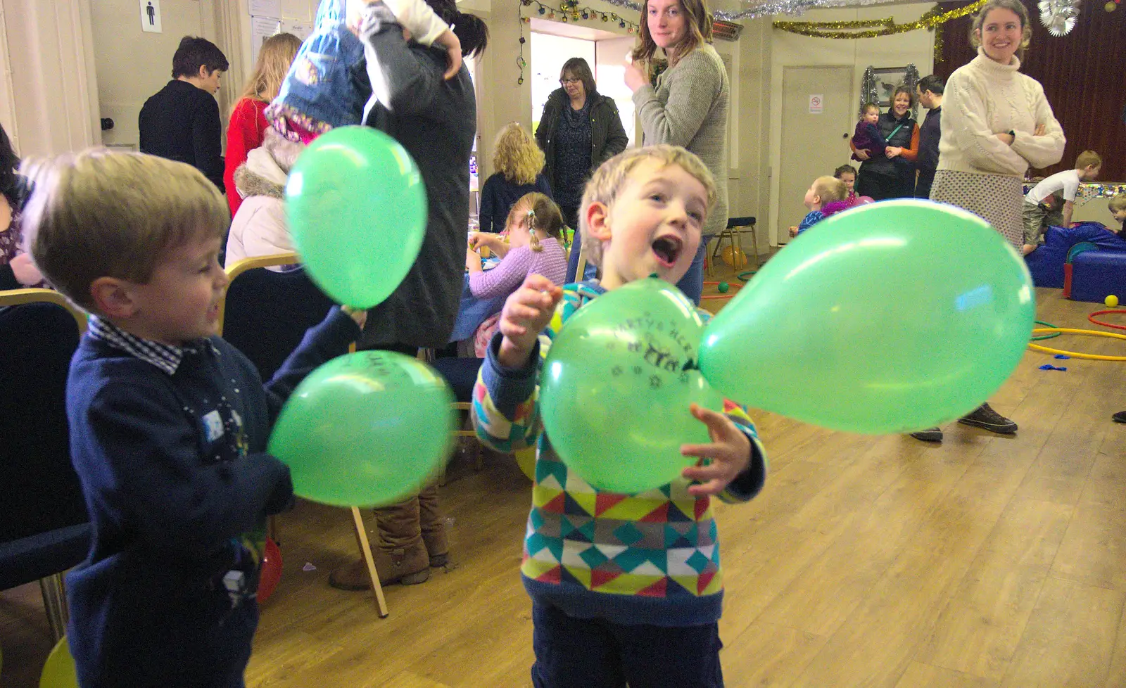 Fred finds it hilarious, from The Eye Lights and a Thorpe Abbots Birthday, Suffolk and Norfolk - 6th December 2014