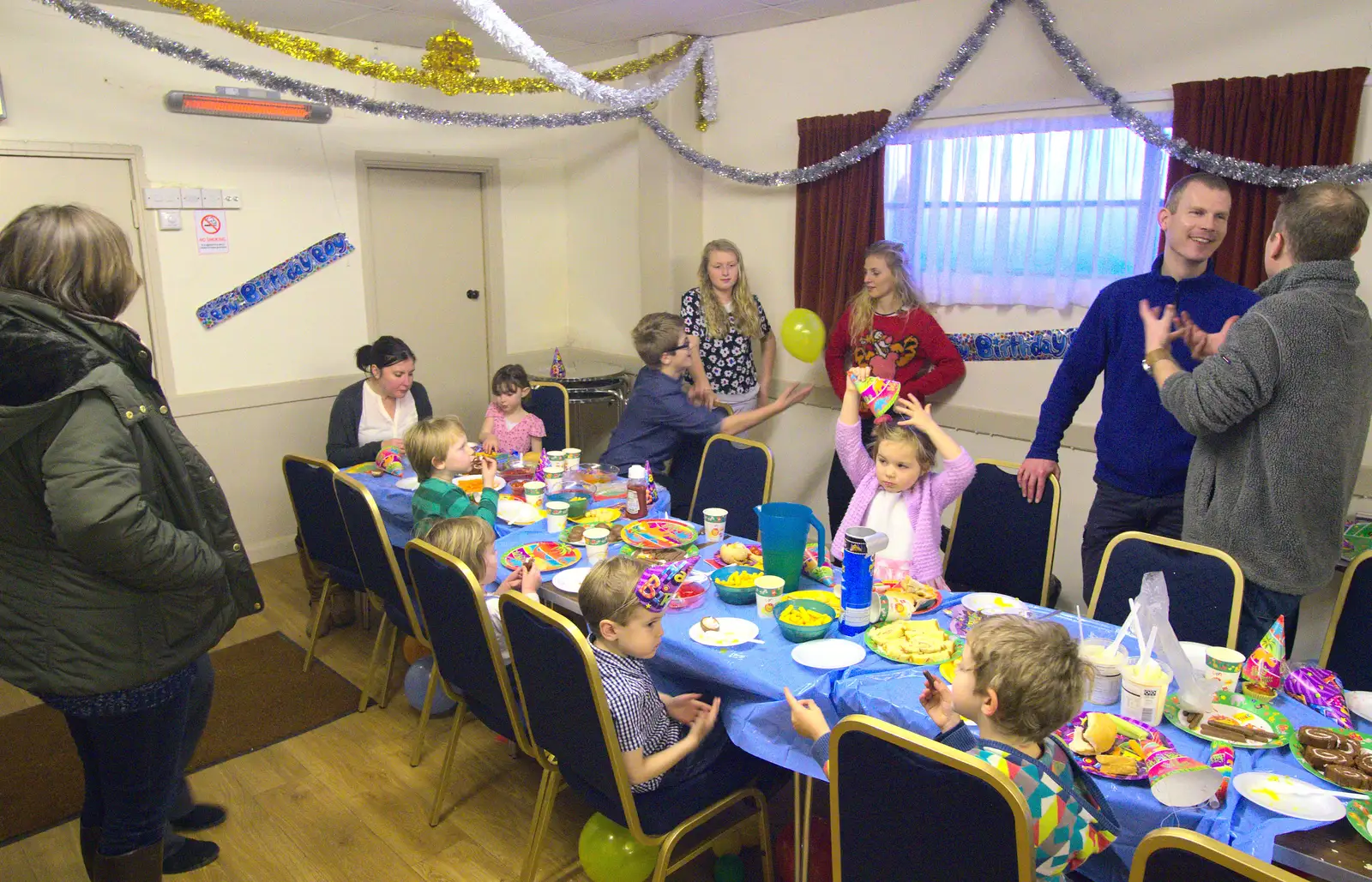 Party time, from The Eye Lights and a Thorpe Abbots Birthday, Suffolk and Norfolk - 6th December 2014