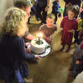 Jack's cake comes out, The Eye Lights and a Thorpe Abbots Birthday, Suffolk and Norfolk - 6th December 2014