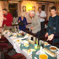 The BSCC Christmas Dinner, The Swan Inn, Brome, Suffolk - 6th December 2014, The BSCC takes their seats for the night