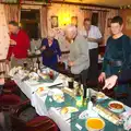 The BSCC takes their seats for the night, The BSCC Christmas Dinner, The Swan Inn, Brome, Suffolk - 6th December 2014