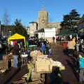 Fred roams around the market in Diss, Cameraphone Randomness and a Thornham Walk, Suffolk - 14th December 2014