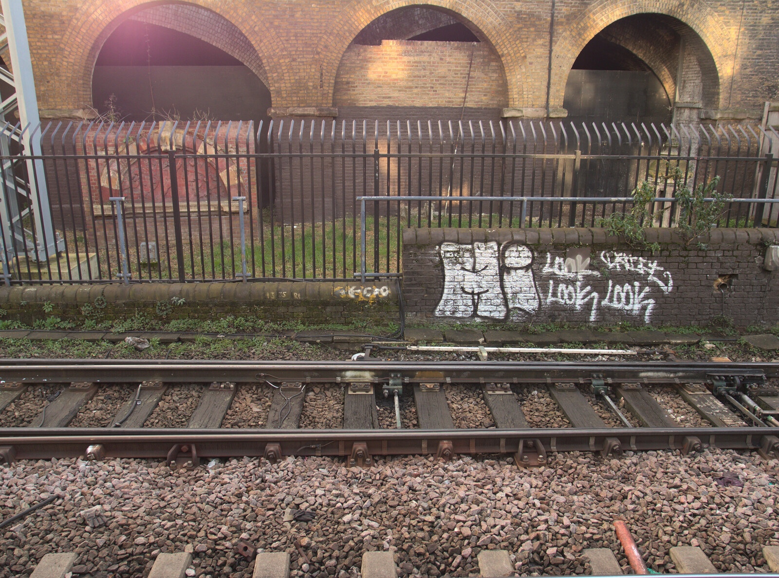 Graffiti says 'hi' from SwiftKey Innovation Nights, Westminster, London - 19th December 2014