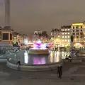 The fountains of Trafalgar Square, SwiftKey Innovation Nights, Westminster, London - 19th December 2014