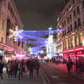 Christmas lights on Coventry Street, SwiftKey Innovation Nights, Westminster, London - 19th December 2014