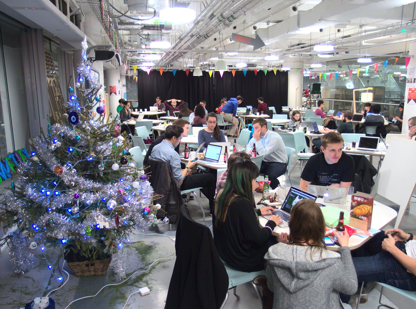 A Christmassy Innovation Day in The Hub from SwiftKey Innovation Nights, Westminster, London - 19th December 2014