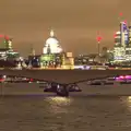 Waterloo Bridge and beyond, to the City of London, SwiftKey Innovation Nights, Westminster, London - 19th December 2014