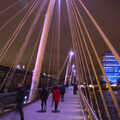 Footbridge over the Thames, SwiftKey Innovation Nights, Westminster, London - 19th December 2014