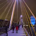 A footbridge over the Thames, SwiftKey Innovation Nights, Westminster, London - 19th December 2014