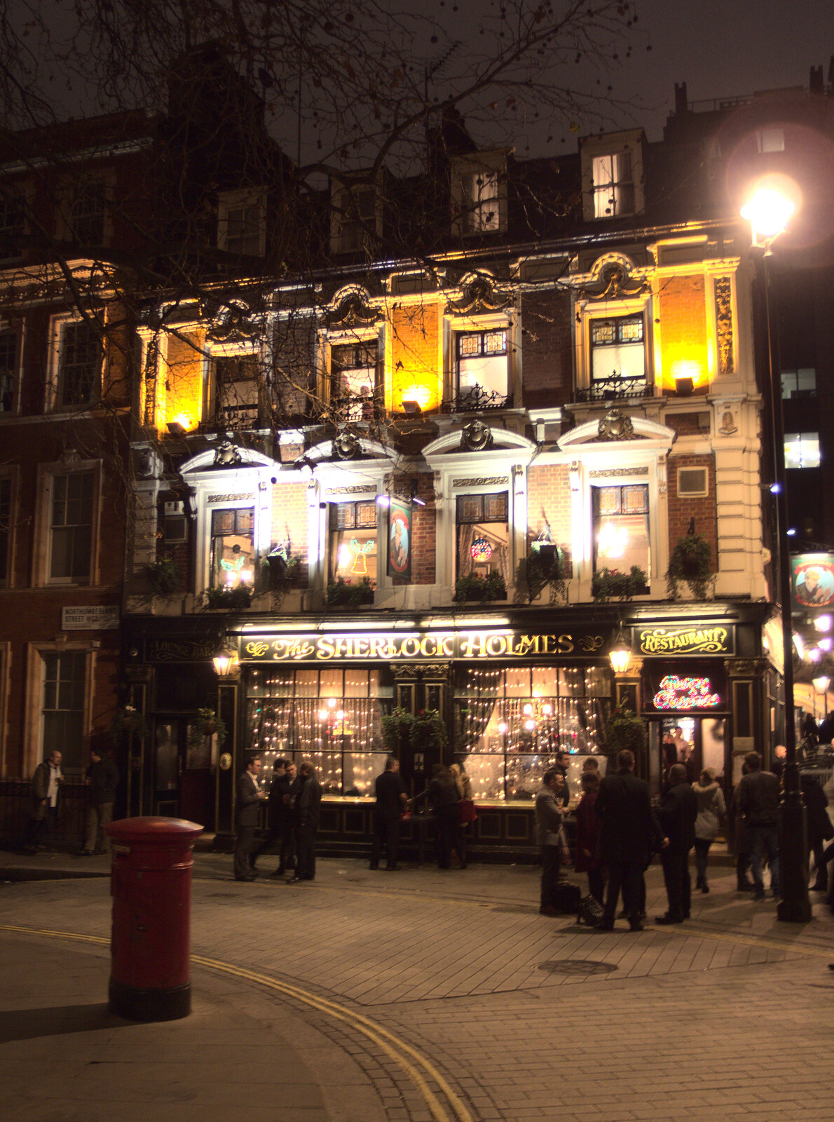The Sherlock Holmes, off Northumberland Avenue from SwiftKey Innovation Nights, Westminster, London - 19th December 2014