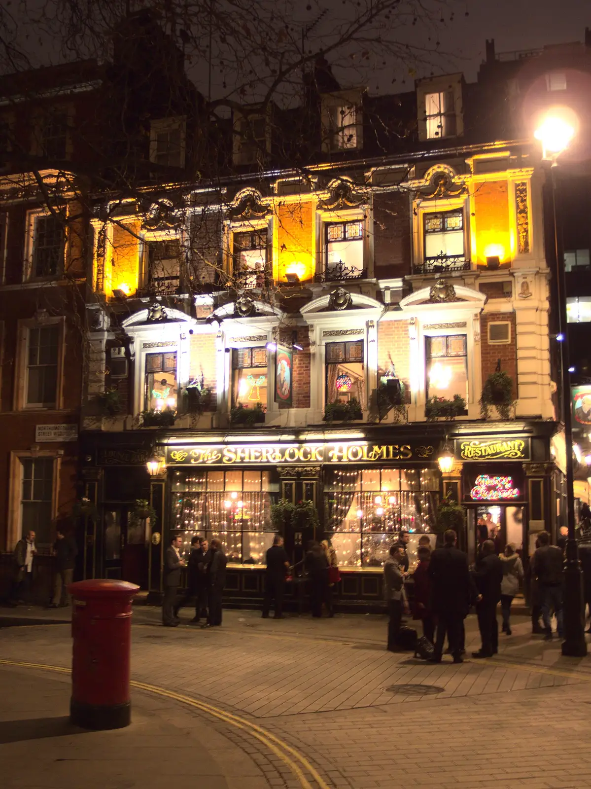 The Sherlock Holmes, off Northumberland Avenue, from SwiftKey Innovation Nights, Westminster, London - 19th December 2014