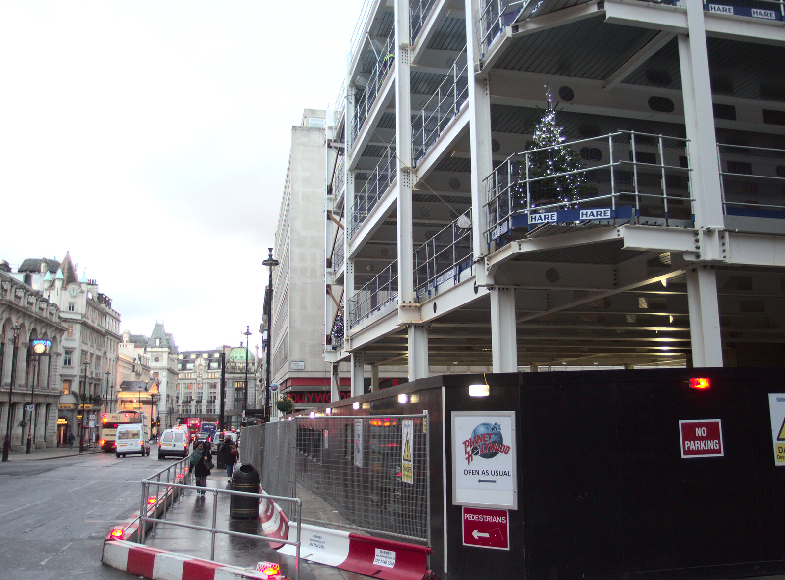 New construction near Picadilly Circus from SwiftKey Innovation Nights, Westminster, London - 19th December 2014
