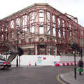 An old building is gutted in Leicester Square, SwiftKey Innovation Nights, Westminster, London - 19th December 2014