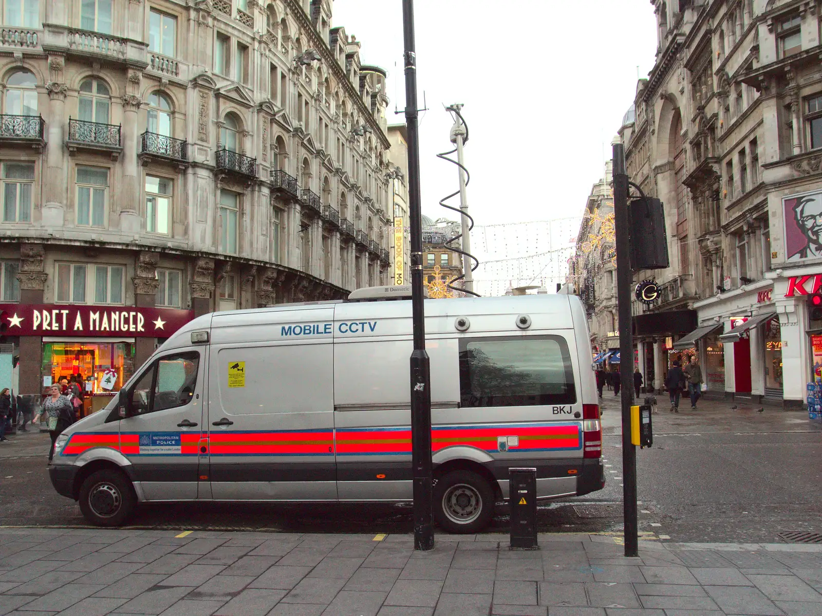 The mobile CCTV van spies on the masses, from SwiftKey Innovation Nights, Westminster, London - 19th December 2014