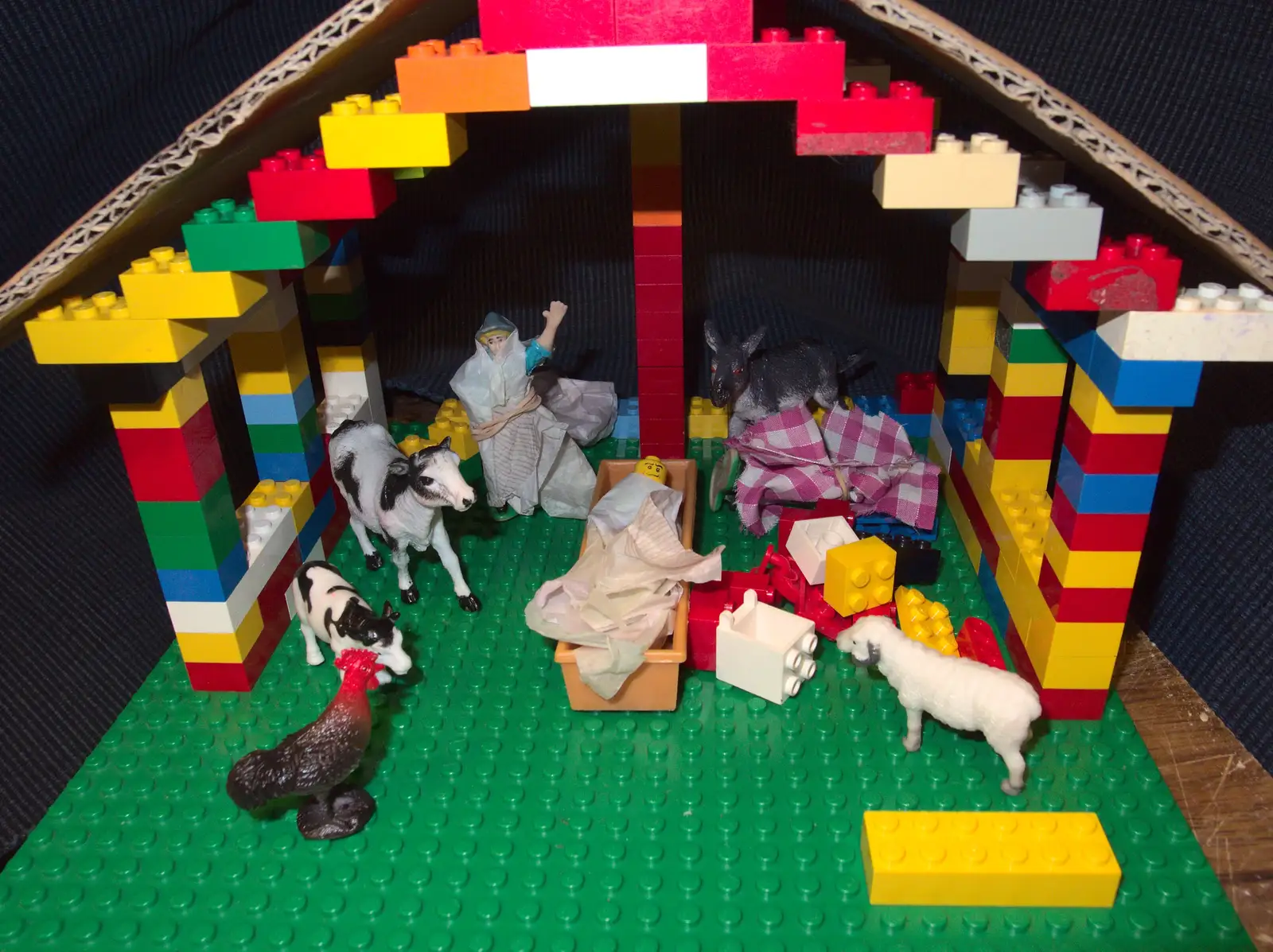 There's a Lego nativity scene somewhere, from A Trip to Abbey Gardens, Bury St. Edmunds, Suffolk - 20th December 2014