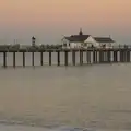 The pier in the dusk, Sunset on the Beach, Southwold, Suffolk - 30th December 2014