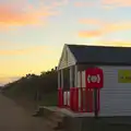 The Southwold lifeguard hut, Sunset on the Beach, Southwold, Suffolk - 30th December 2014