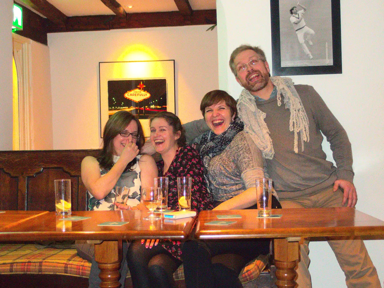 More amusement, from New Year's Eve at the Oaksmere, Brome, Suffolk - 31st December 2014