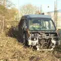 There's a derelict van outside Little Movers, Closing Down: A Late January Miscellany, Diss, Norfolk - 31st January 2015