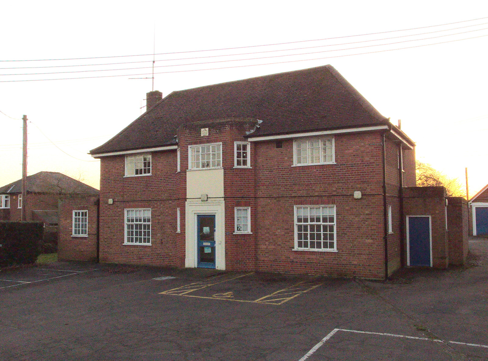 The Eye police station on Victoria Hill from Closing Down: A Late January Miscellany, Diss, Norfolk - 31st January 2015