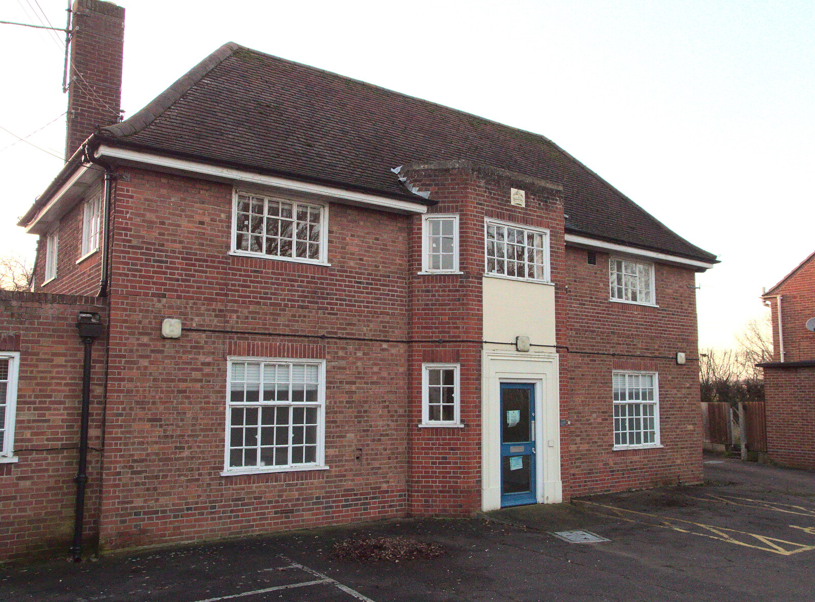 Another view of the police station from Closing Down: A Late January Miscellany, Diss, Norfolk - 31st January 2015
