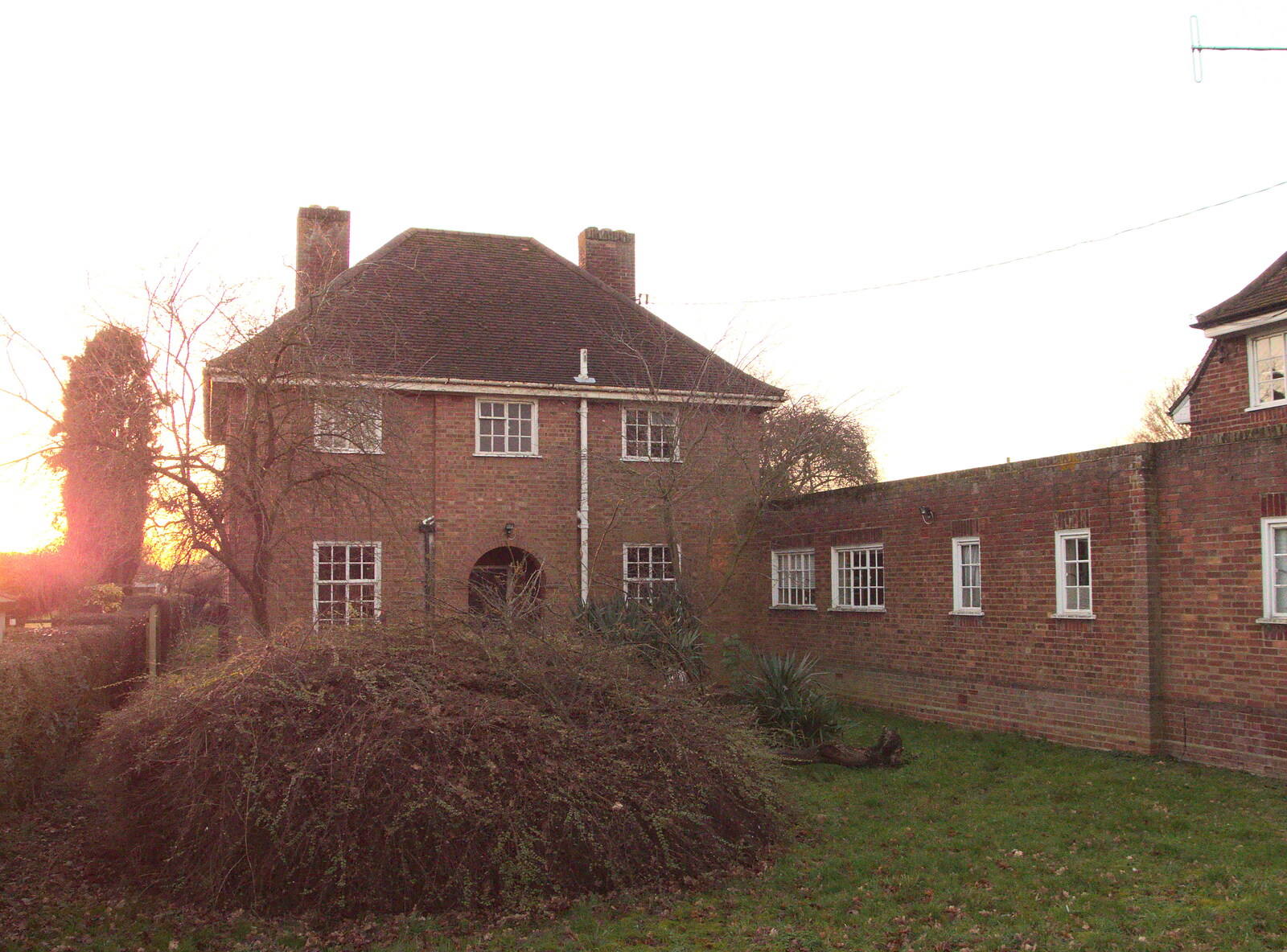 The other officer's quarters from Closing Down: A Late January Miscellany, Diss, Norfolk - 31st January 2015
