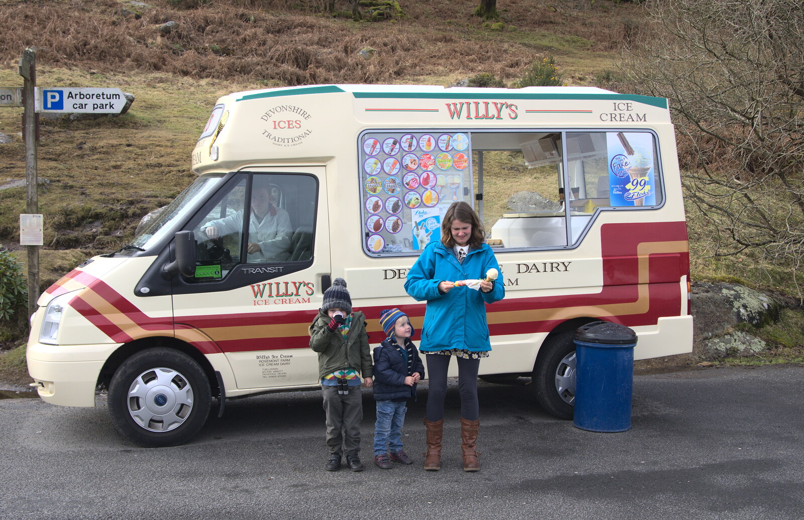 It's time for a Dartmoor ice-cream from A Trip to Grandma J's, Spreyton, Devon - 18th February 2015