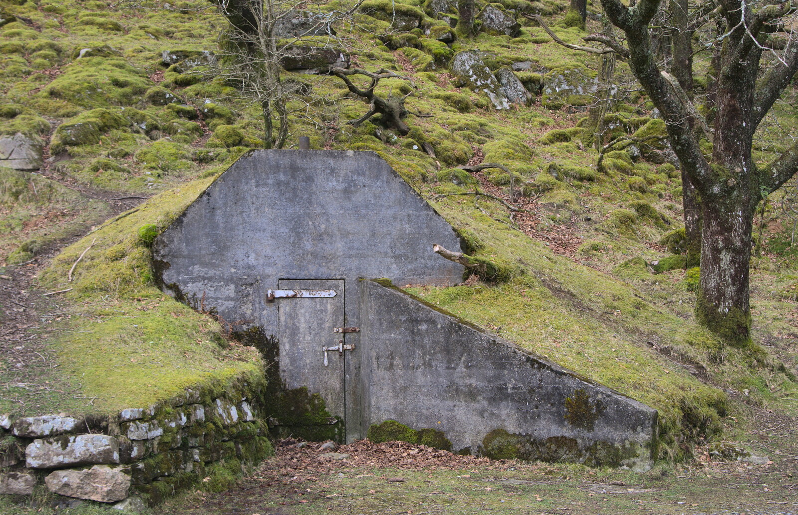 A secret nuclear bunker from A Trip to Grandma J's, Spreyton, Devon - 18th February 2015