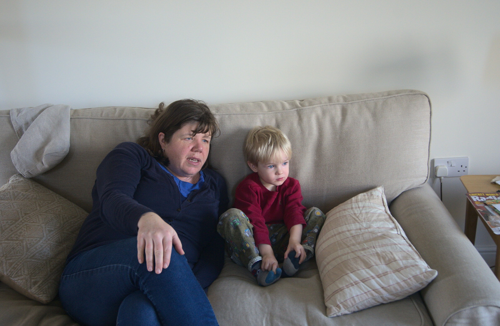 Sis and Harry from A Trip to Grandma J's, Spreyton, Devon - 18th February 2015